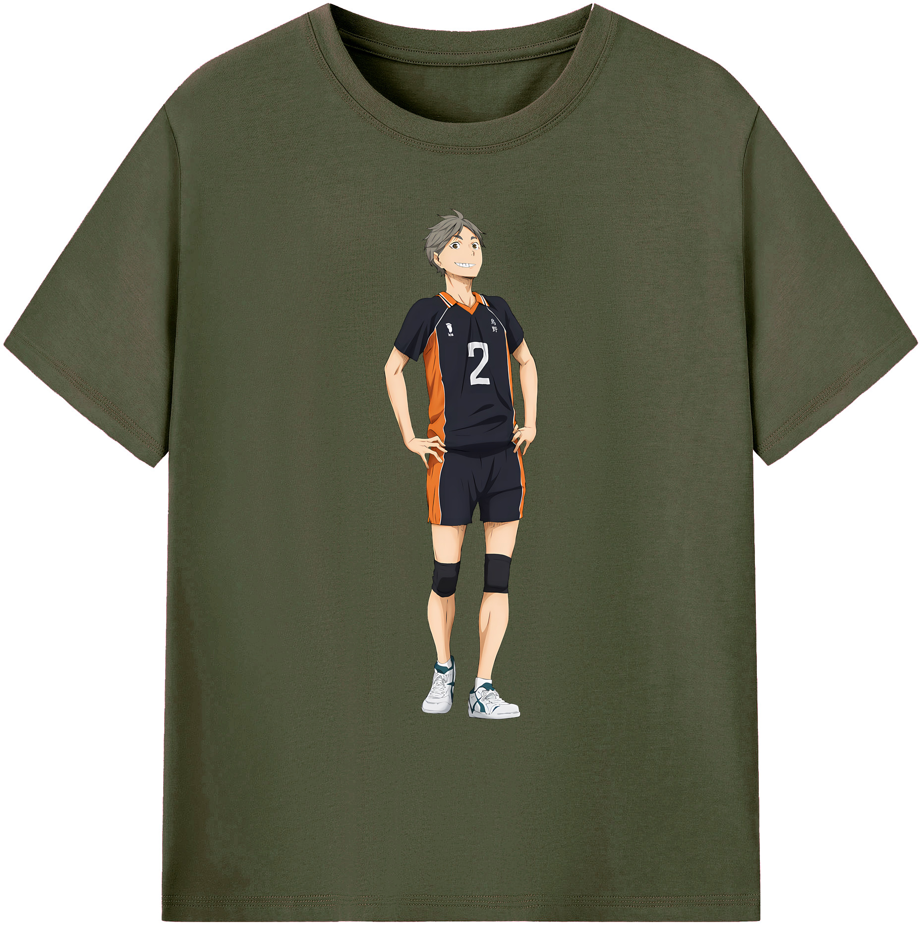 （画像用） ハイキュー!! Haikyu!! 綿100％ メンズ半袖Tシャツ｜肌触りやわらか＆通気性